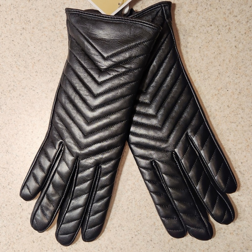 Brand New Michael Kors Leather Gloves